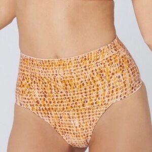 L Space‎ Desi full coverage high waist bikini bottom NWT Small